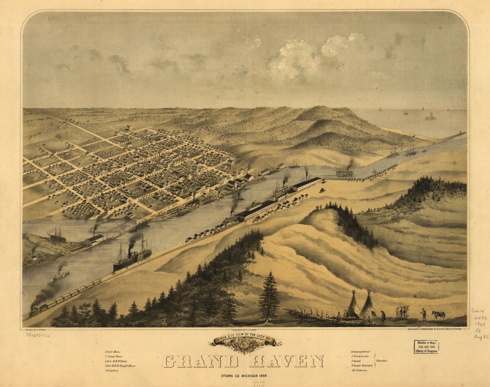 Grand Haven, Michigan, 1868